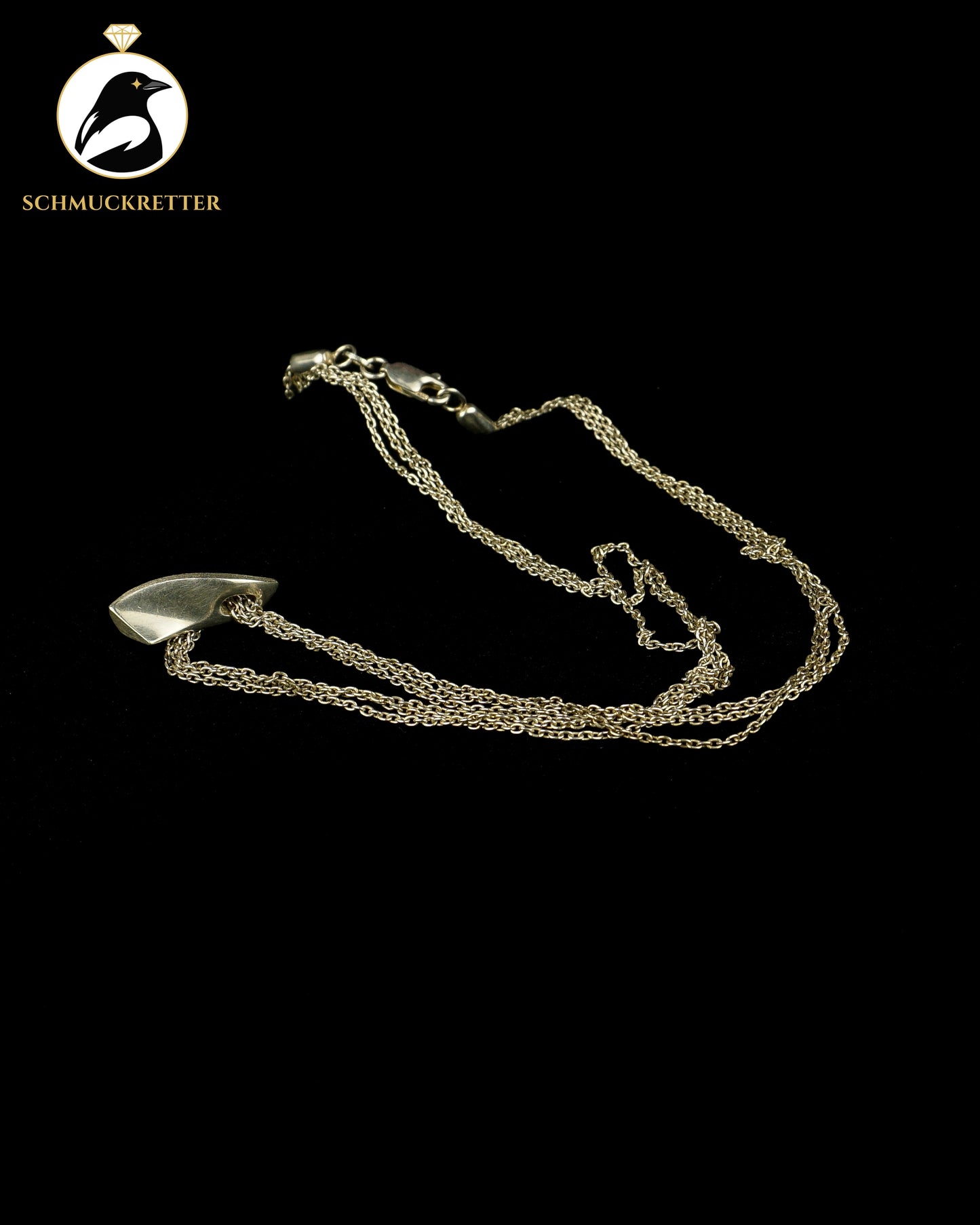 Jens Aagaard Modernist Collier aus 925 Silber, Dänemark