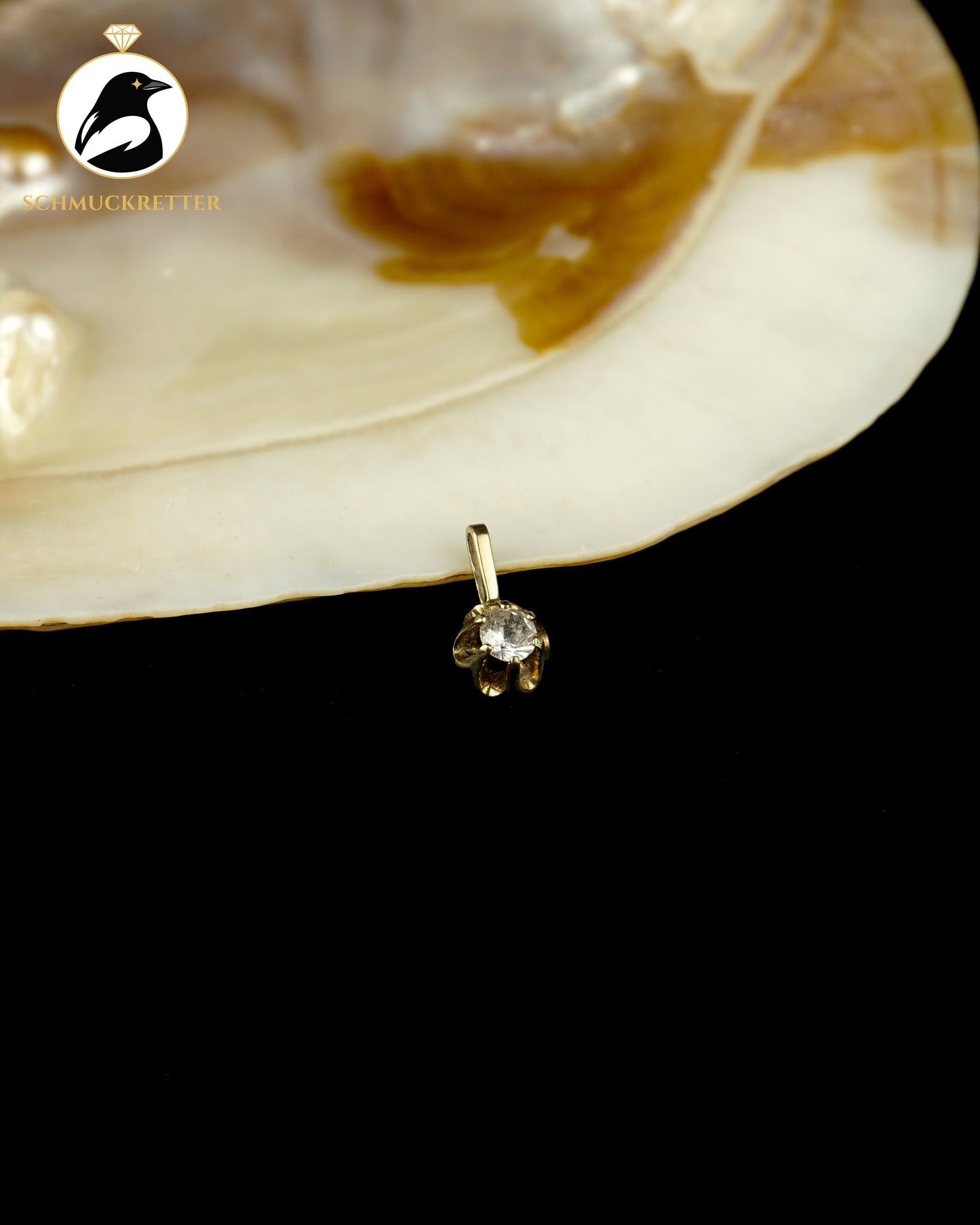 333 Gold Anhänger mit Zirkonia
