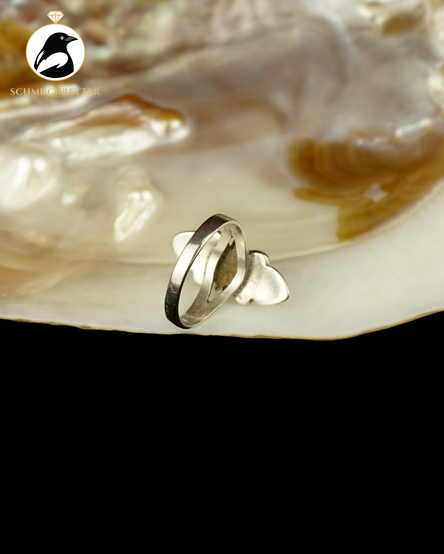 925 Silber Ring mit Karneol, Gr. 56