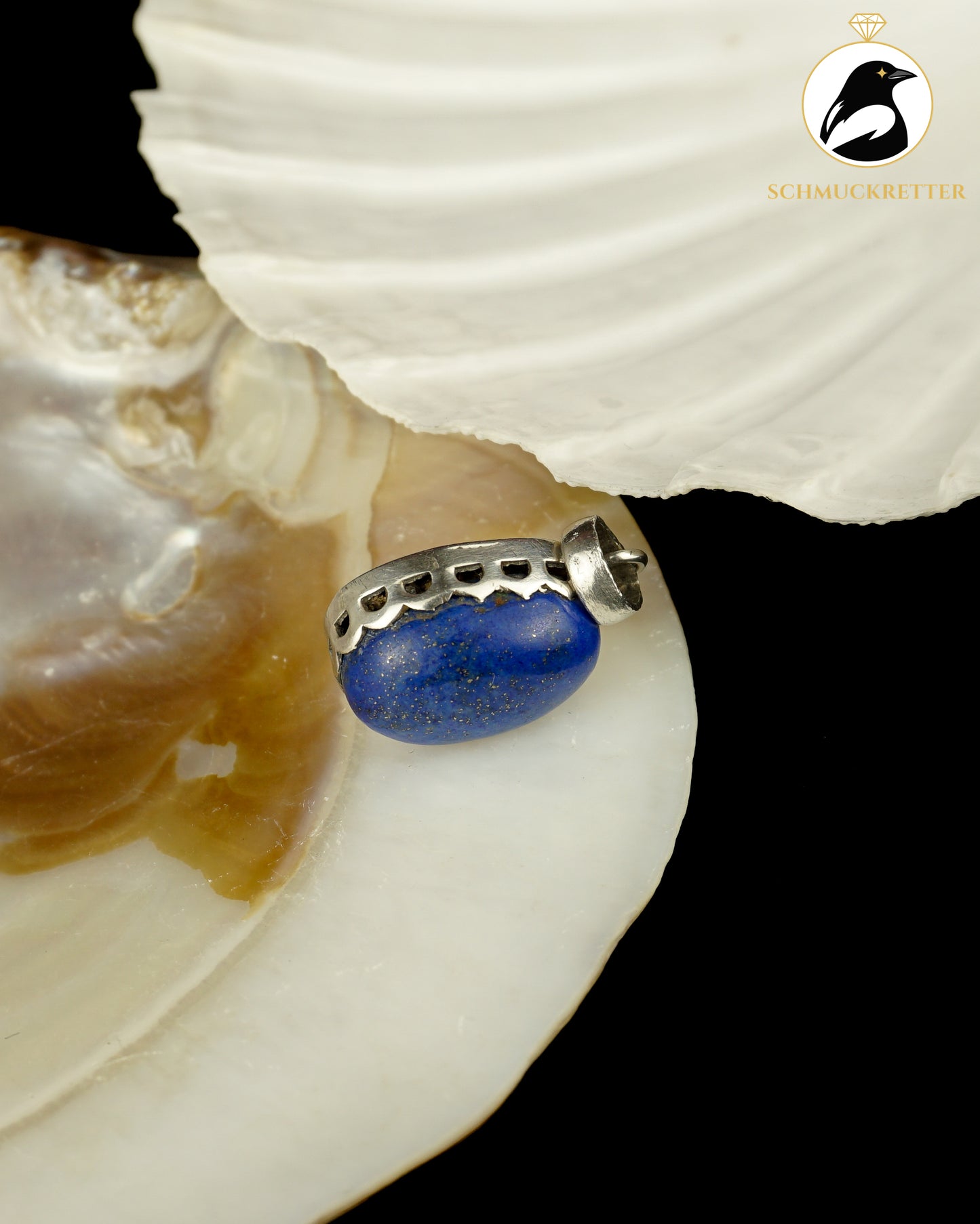 Lapislazuli-Anhänger aus 925 Silber – Kunsthandwerk aus Lateinamerika