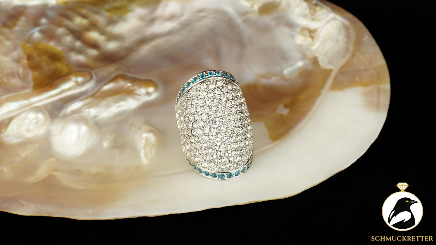 Großer Statement Ring von Harald Glööckler / Pompöös, Gr. 54, SALE