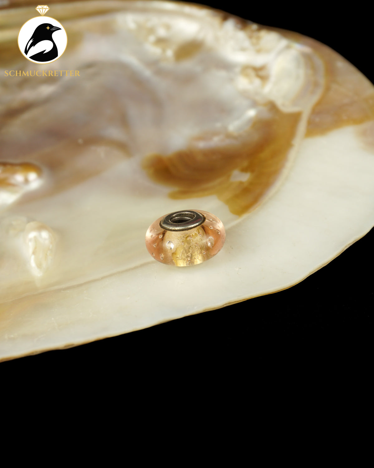 Pandora - Muranoglas Charm mit 925 Silber