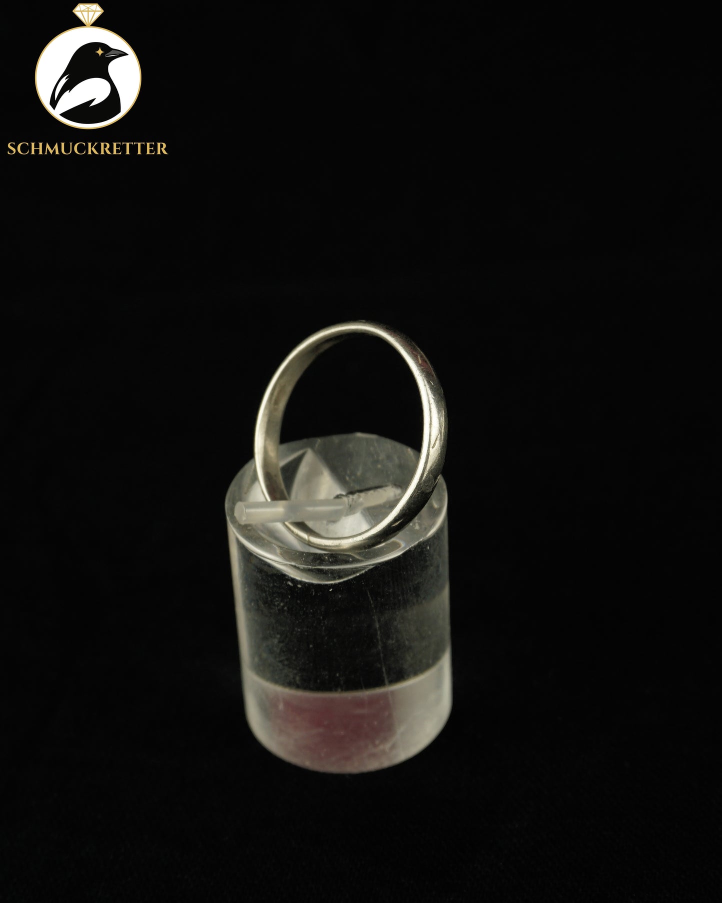 Schlichter 835 Silber Ring, Gr. 57