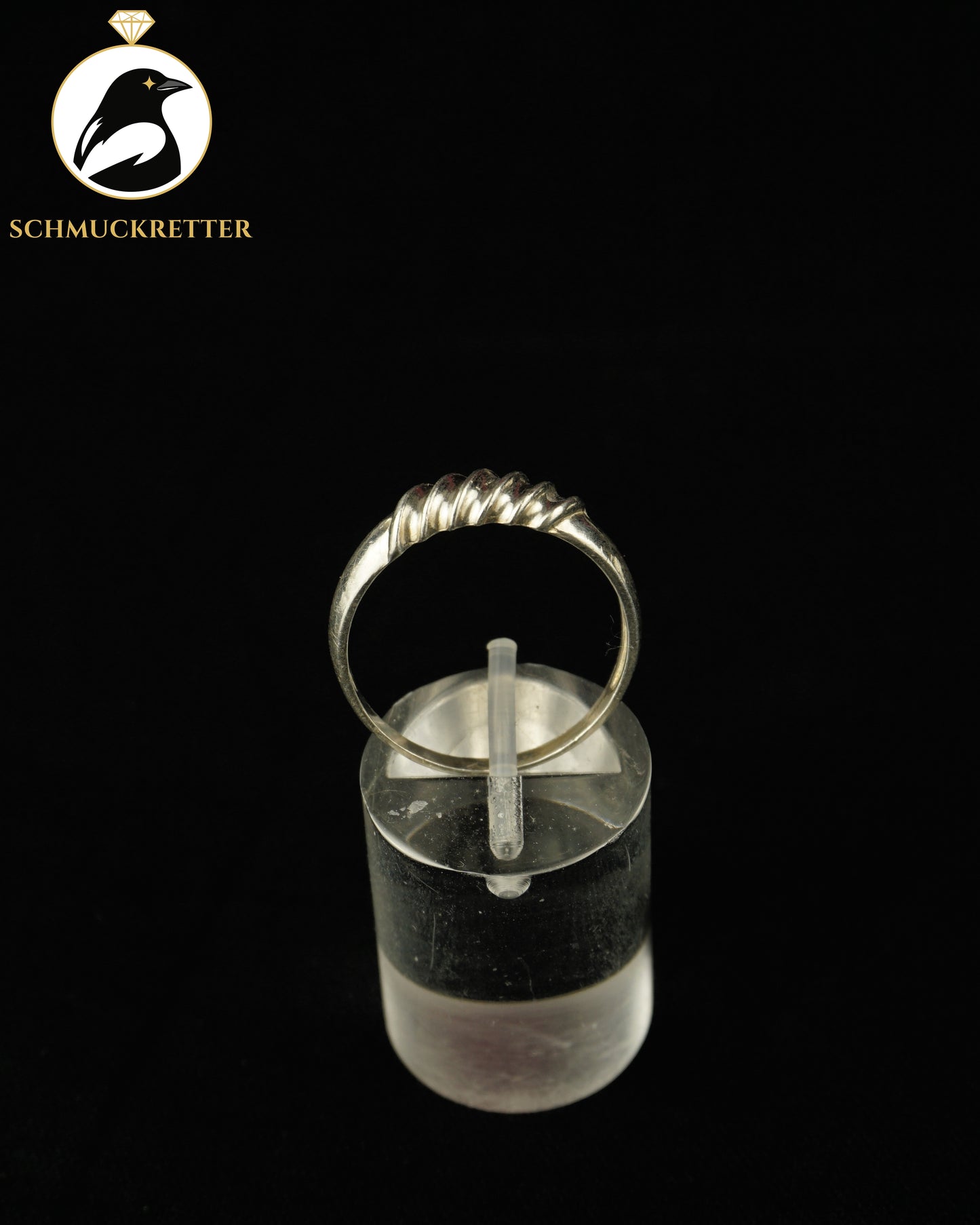Rillen-Ring aus 925 Silber, Gr. 59