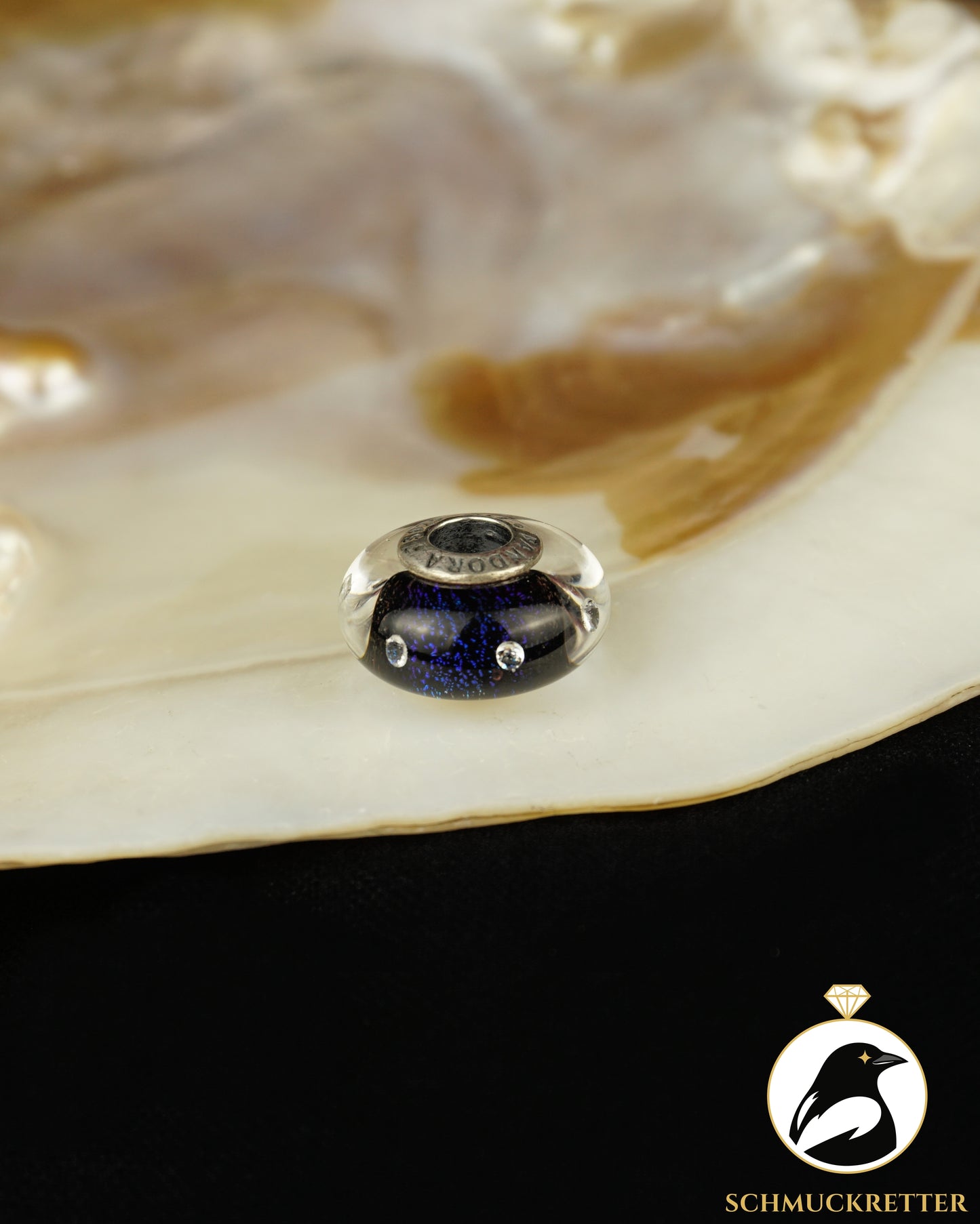 Pandora: 925 Silber Muranoglas Charm
