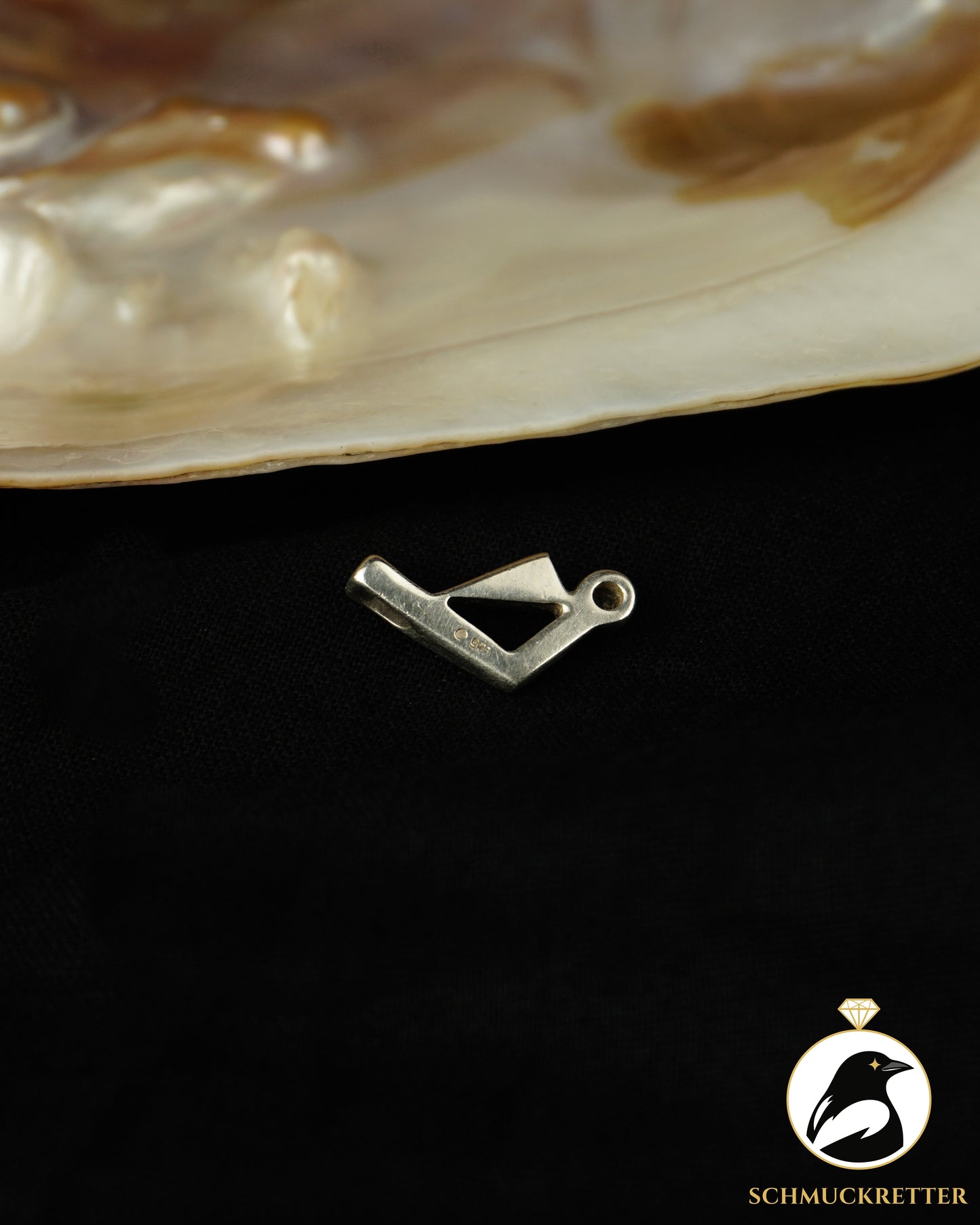 Anhänger aus 925 Silber mit Zirkonia, teilvergoldet