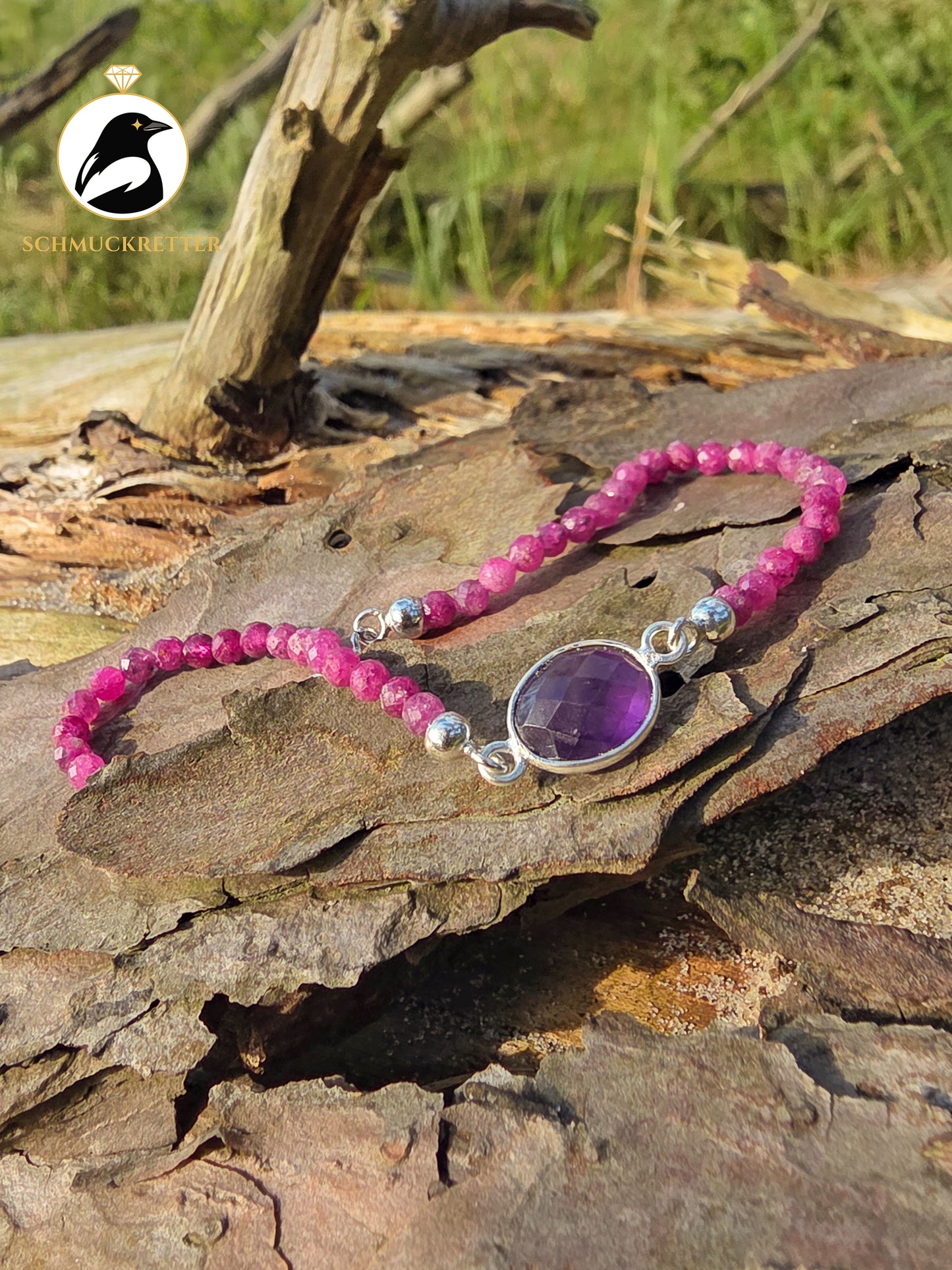Armband | Amethystglanzstar | Rubin & Amethyst