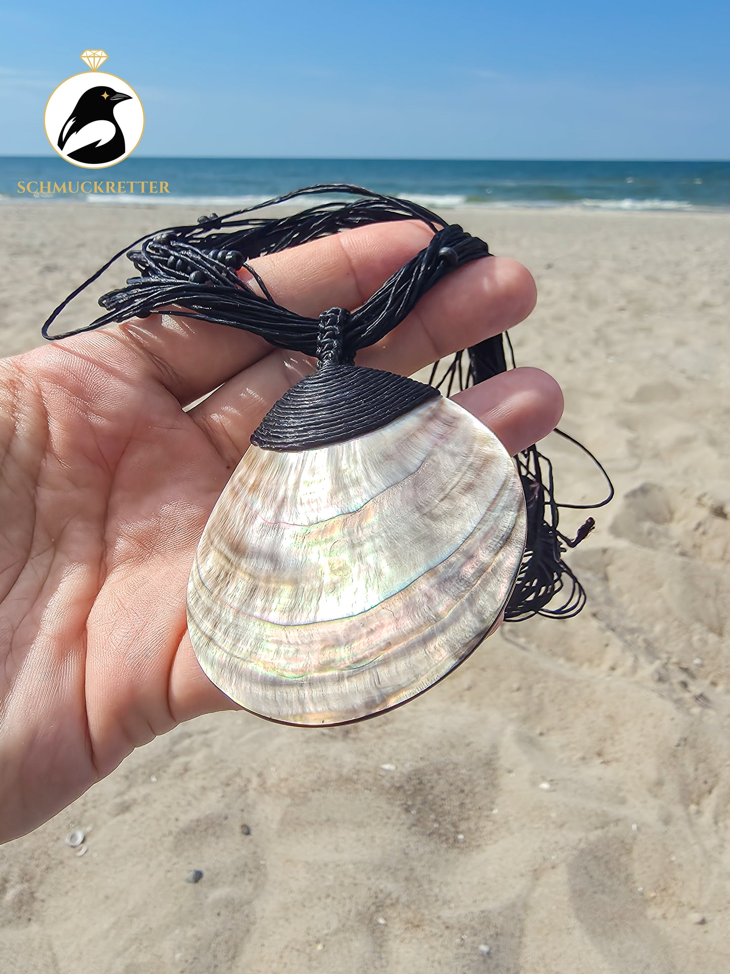 Set: Boho Beach-Ketten mit Perlmutt-Anhängern