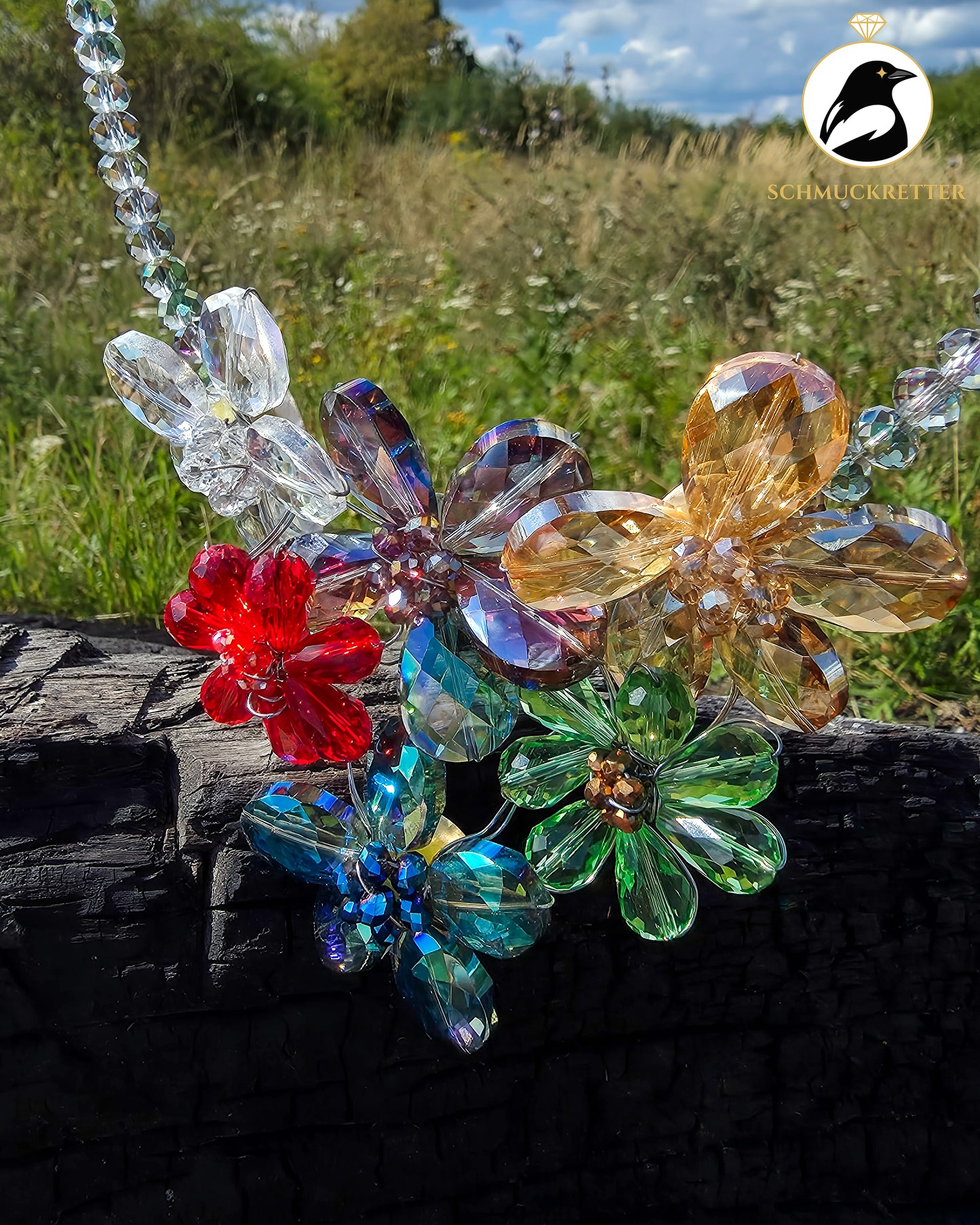 Farbenrausch - funkelndes Modeschmuck Collier