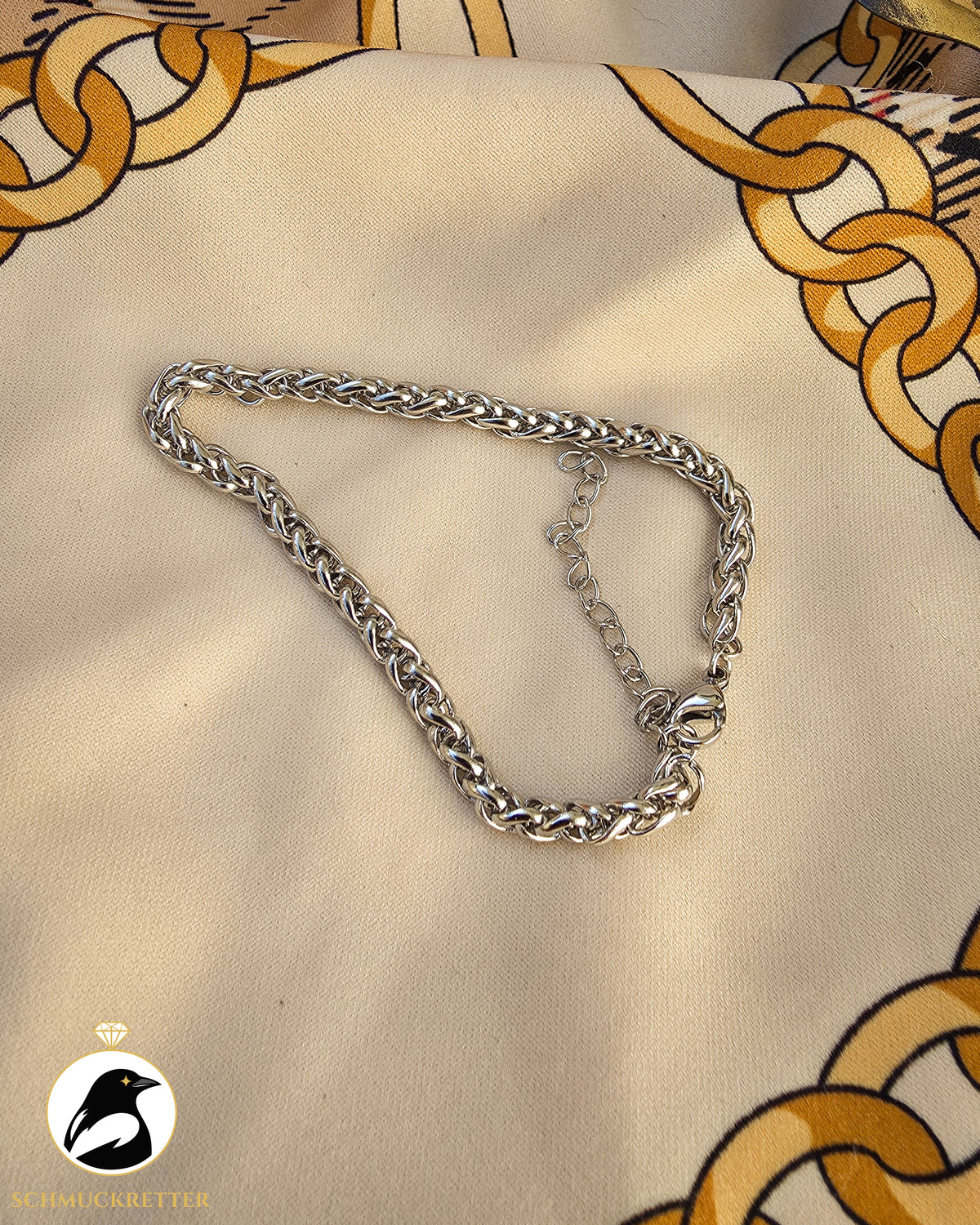 Palmblatt Armband aus Edelstahl