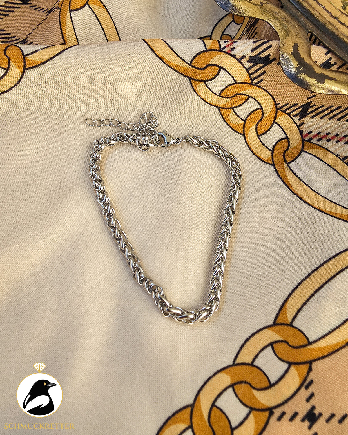 Palmblatt Armband aus Edelstahl