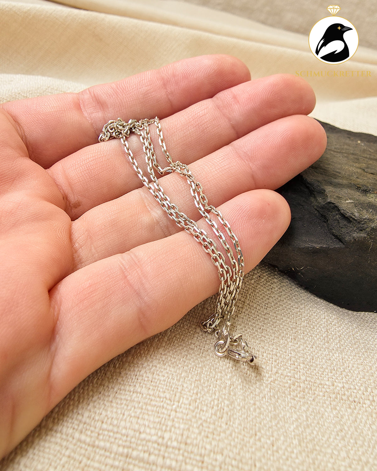 Ankerkette aus 925 Silber, 40cm - Italien