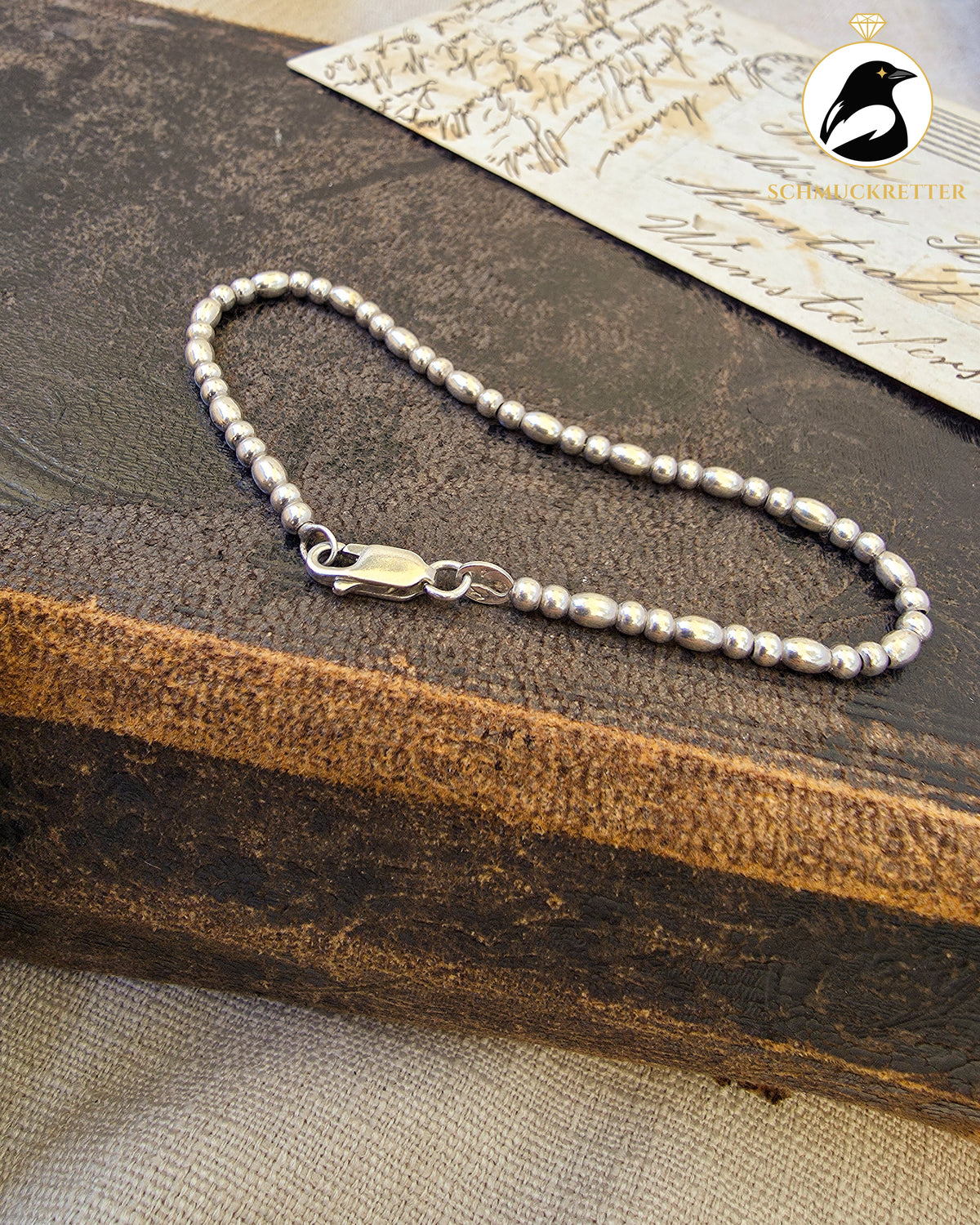 925 Silber Kugelarmband, 18,5cm