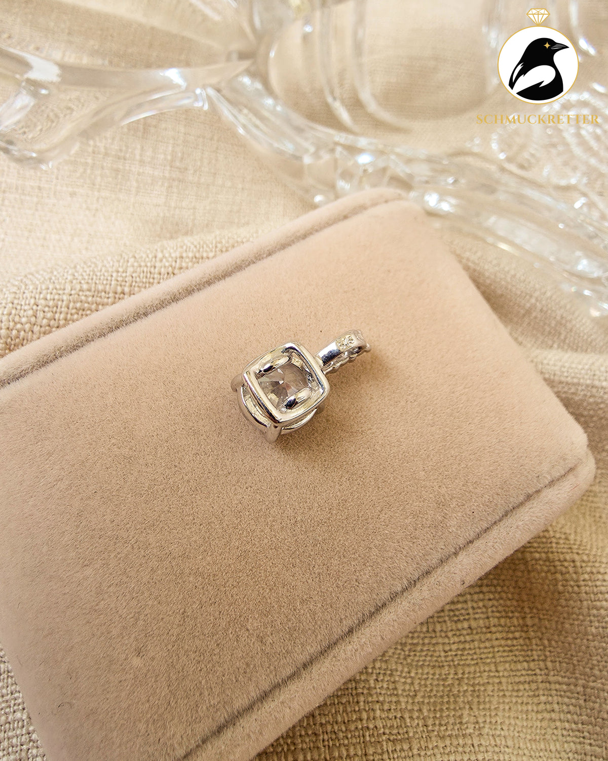 Diamonique-Anhänger mit Zirkonia aus 925 Silber