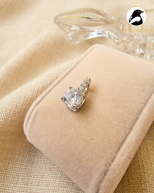 Diamonique-Anhänger mit Zirkonia aus 925 Silber
