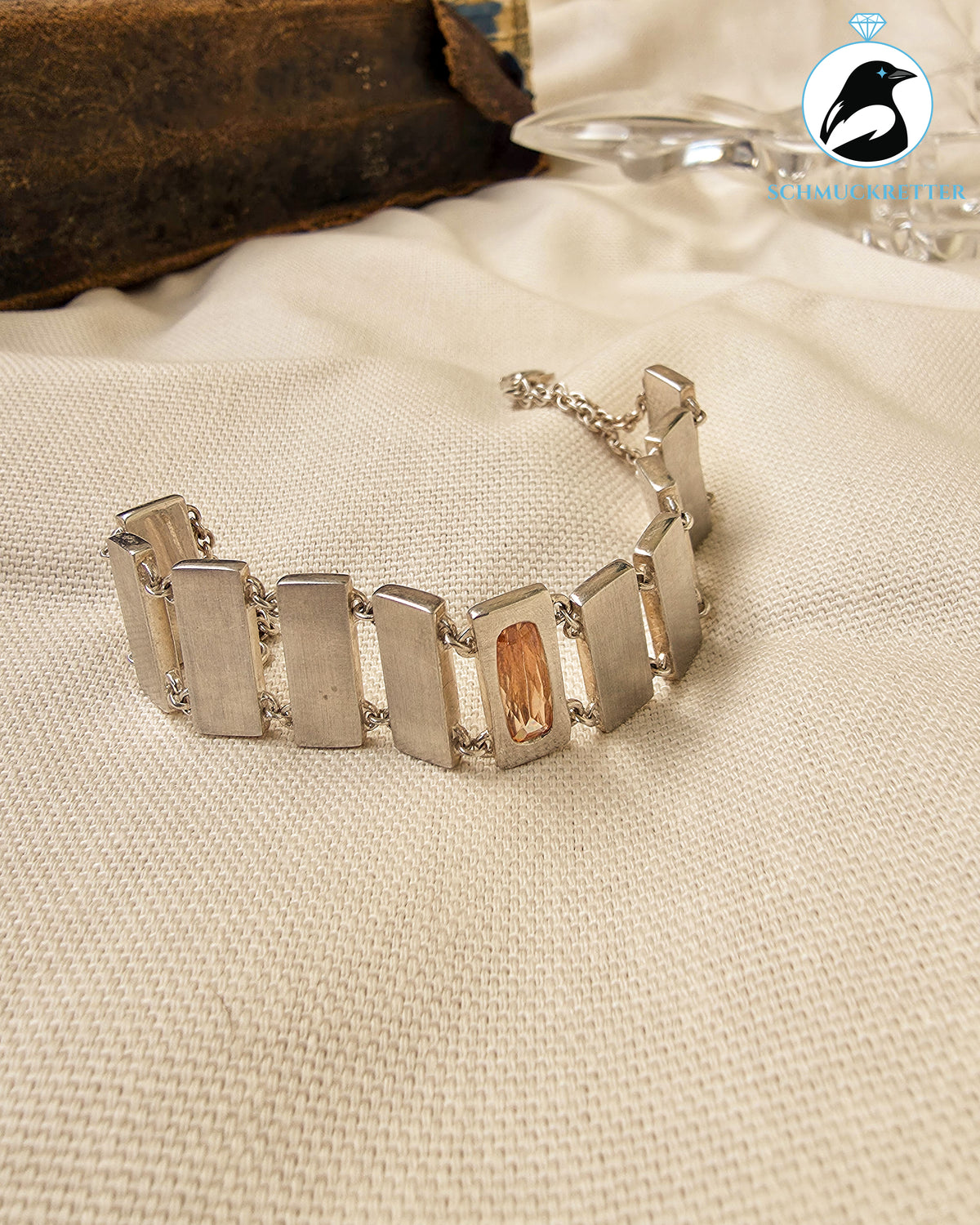 Silver Bridge│Massives Armband mit Zirkonia von Esprit