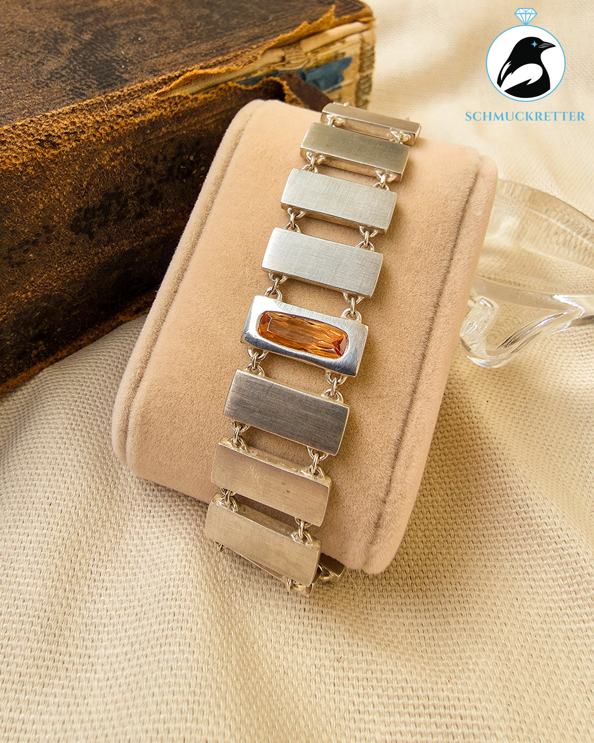 Silver Bridge│Massives Armband mit Zirkonia von Esprit