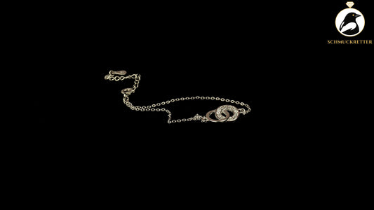 Zartes Armband aus 925 Silber mit Zirkonia
