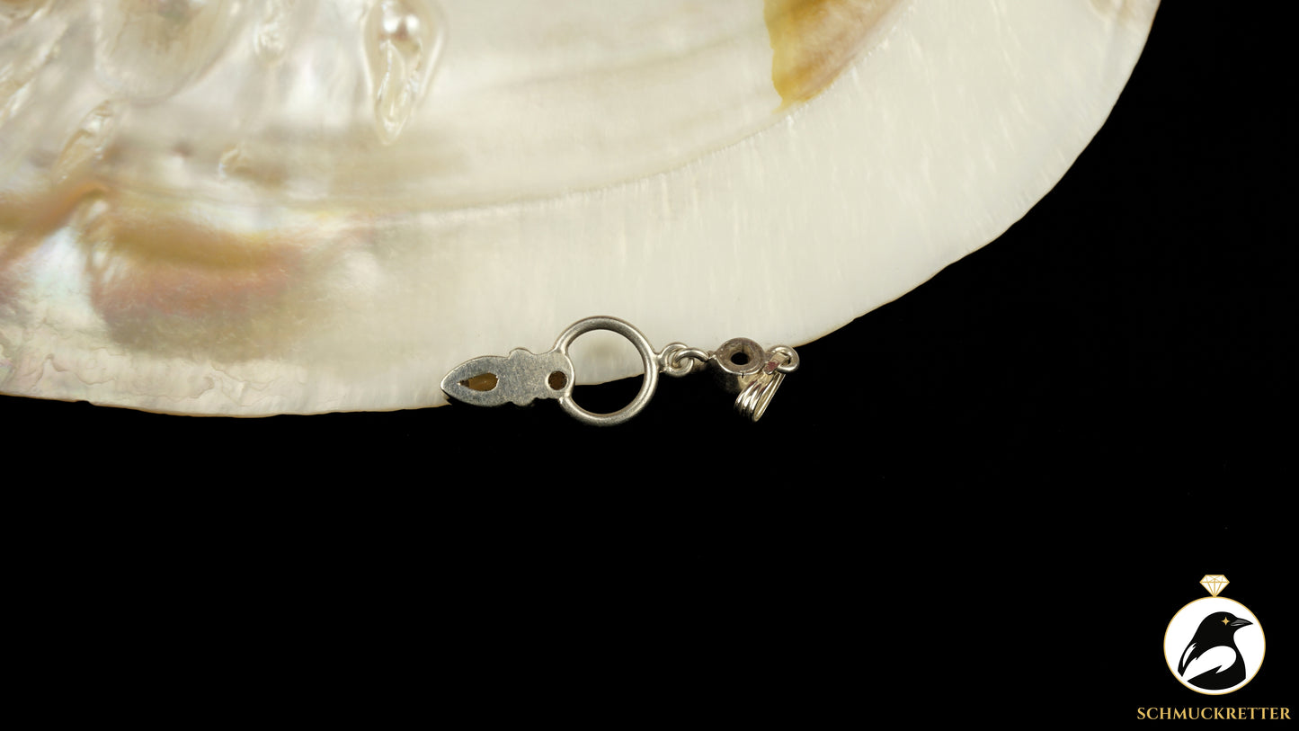 Anhänger aus 925 Silber mit drei Citrinen