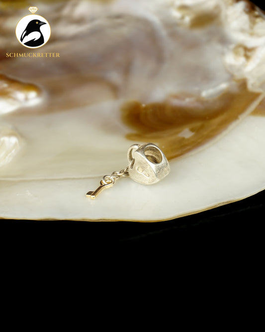Pandora Bead 'Schlüssel zu meinem Herzen', 925 Silber