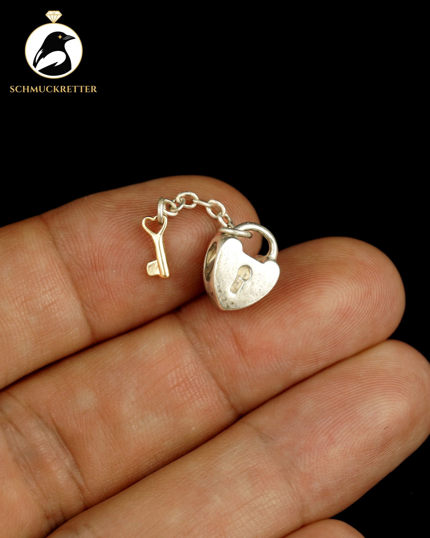 Pandora Bead 'Schlüssel zu meinem Herzen', 925 Silber
