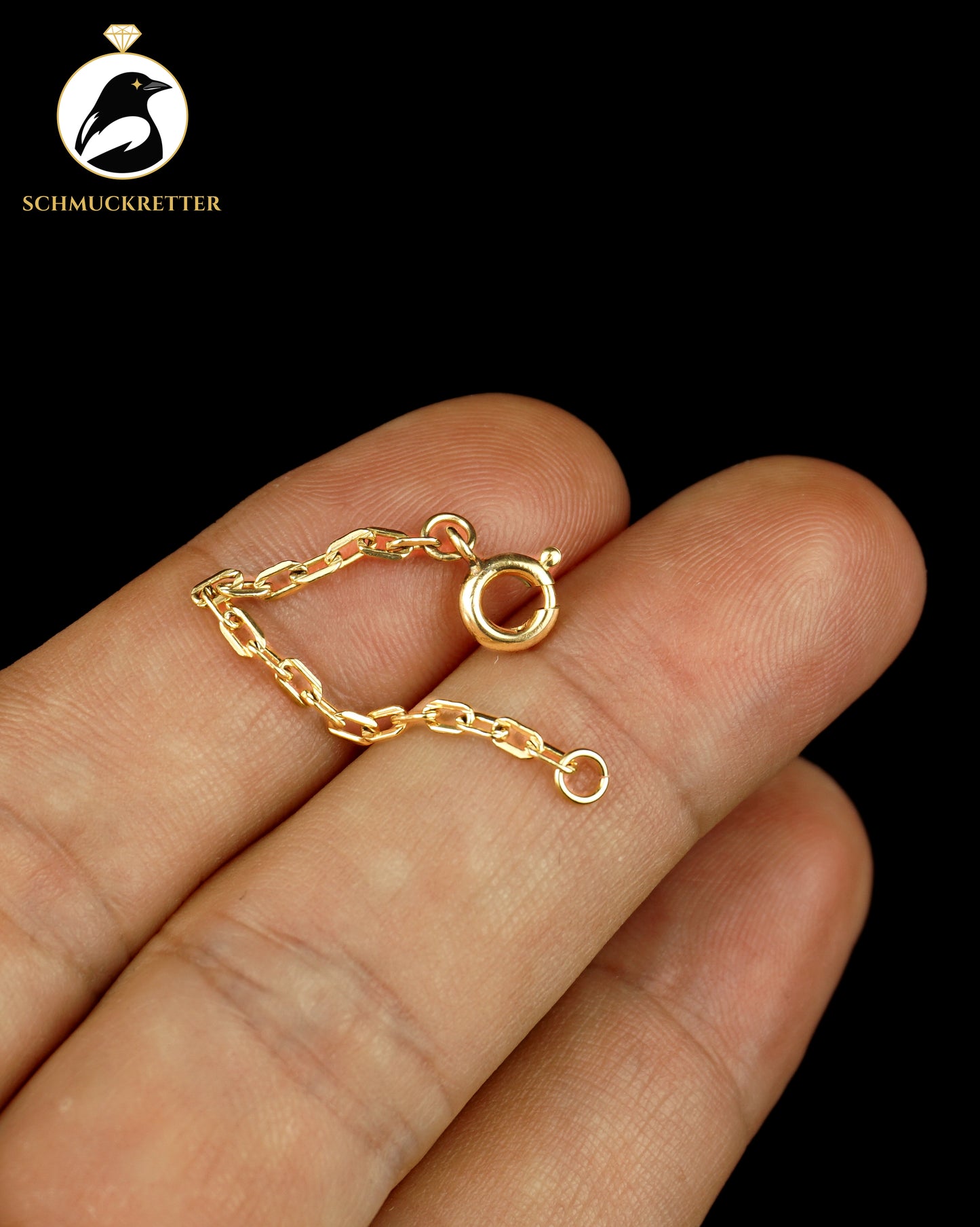 Verlängerungskette aus 333 Gold