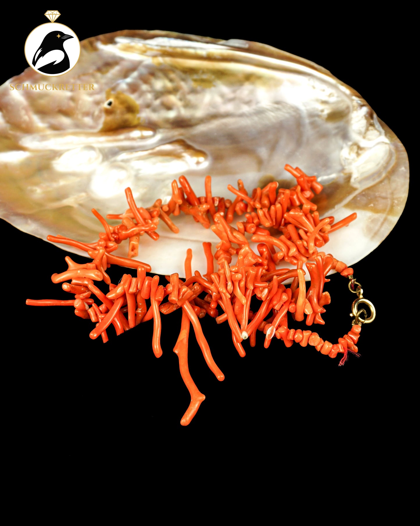 Rote Astkorallenkette