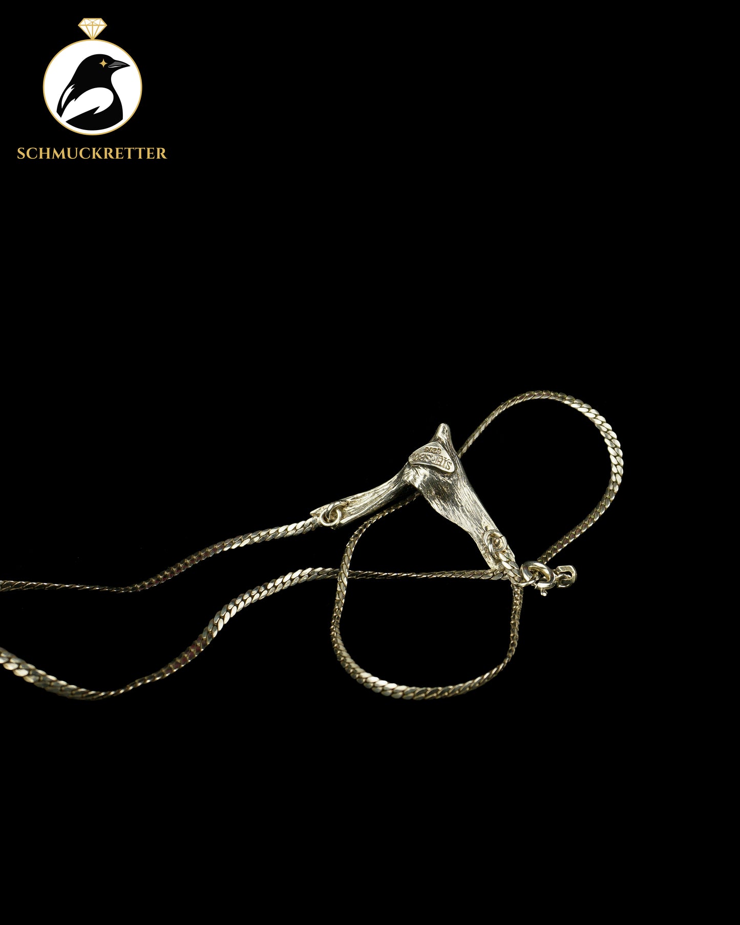 Hermann Siersbol Designercollier aus Dänemark - 925 Silber mit Akoya Perle