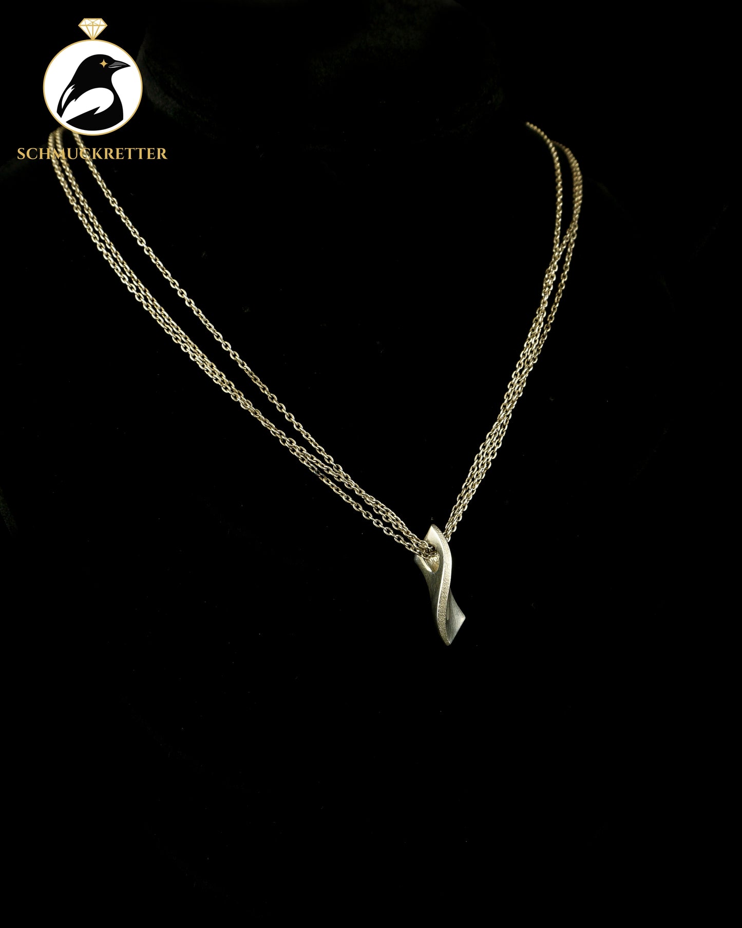 Jens Aagaard Modernist Collier aus 925 Silber, Dänemark