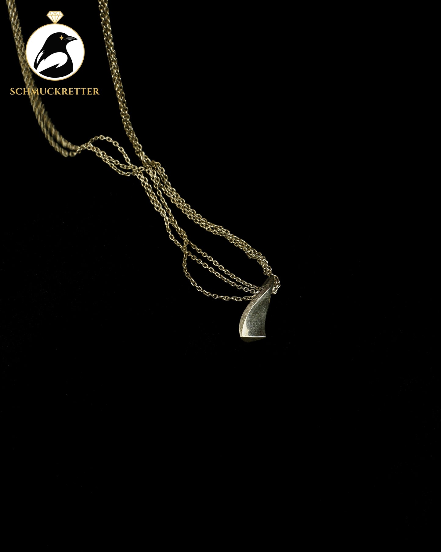 Jens Aagaard Modernist Collier aus 925 Silber, Dänemark