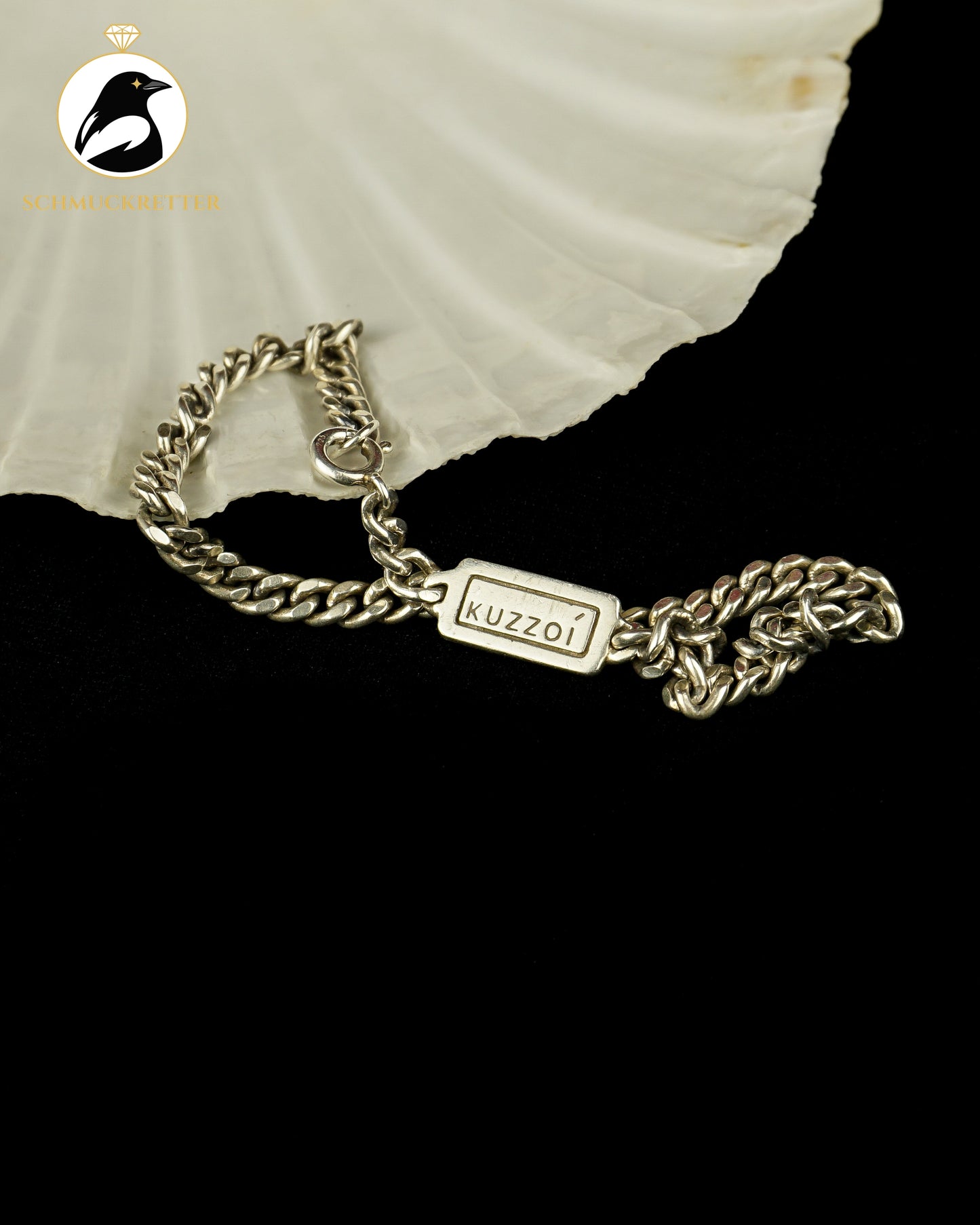 KUZZOI Panzerarmband aus 925 Silber