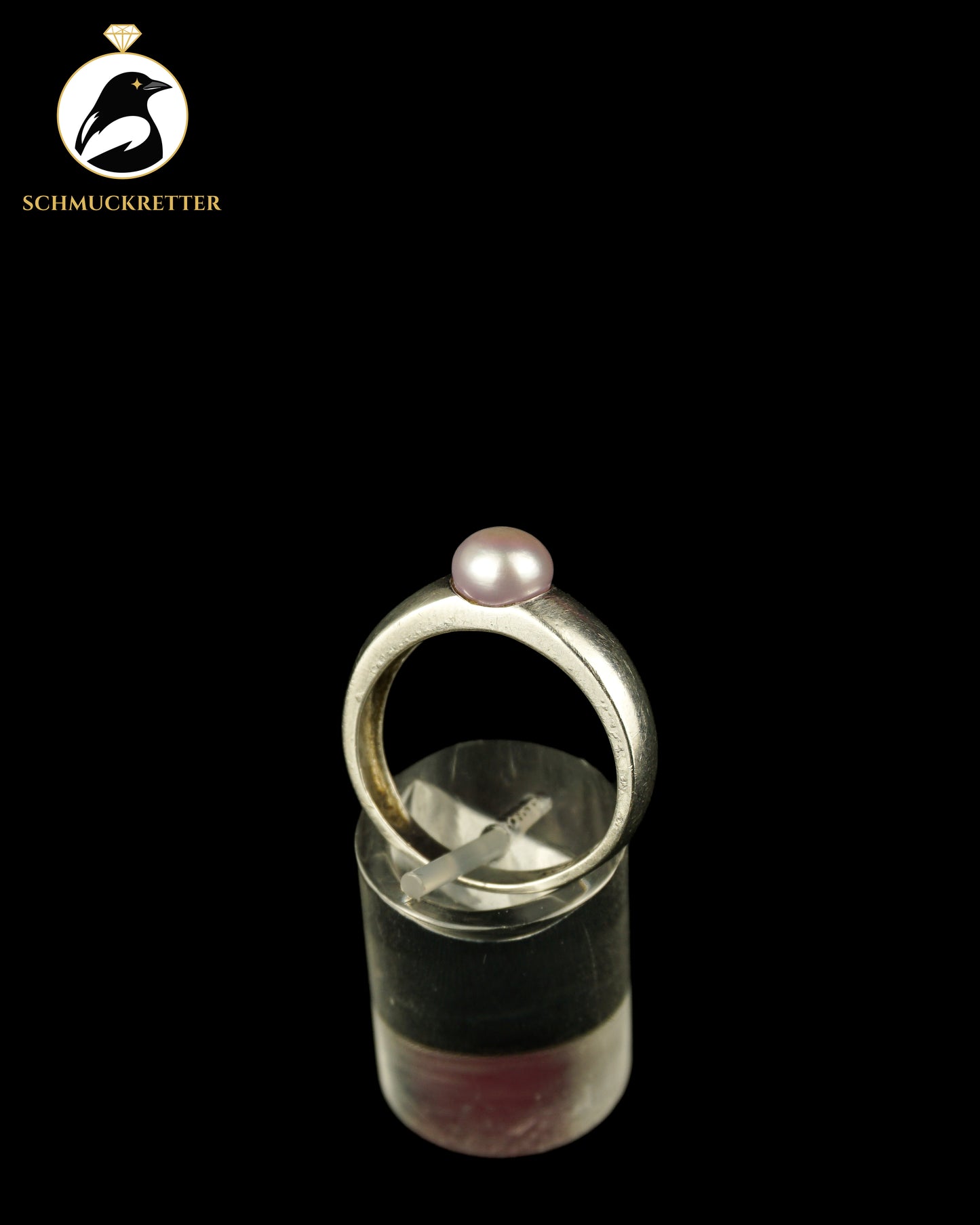 925 Silber Ring mit rosa Süßwasserperle, Gr. 60