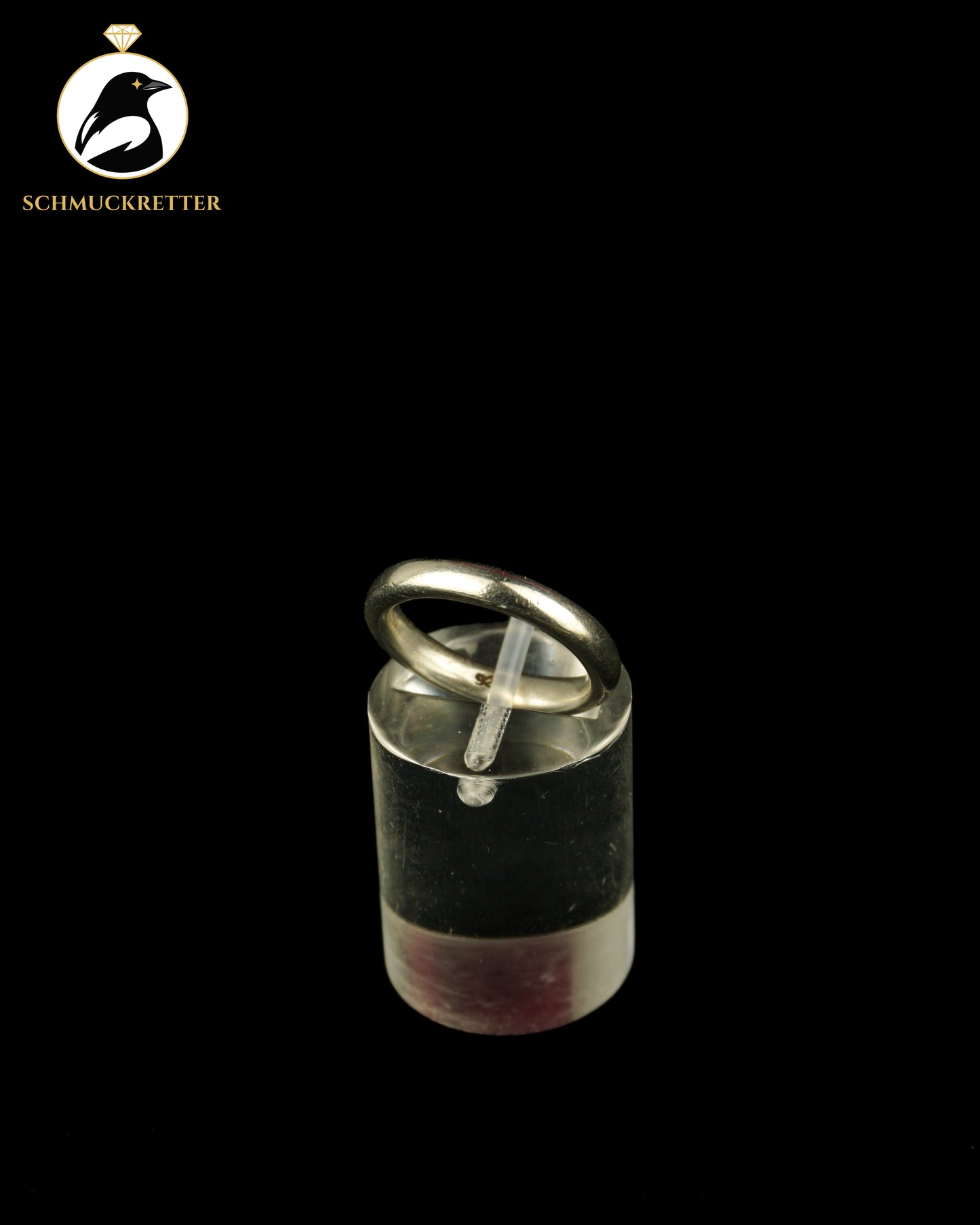 Schlichter 925 Silber Ring, Gr. 47