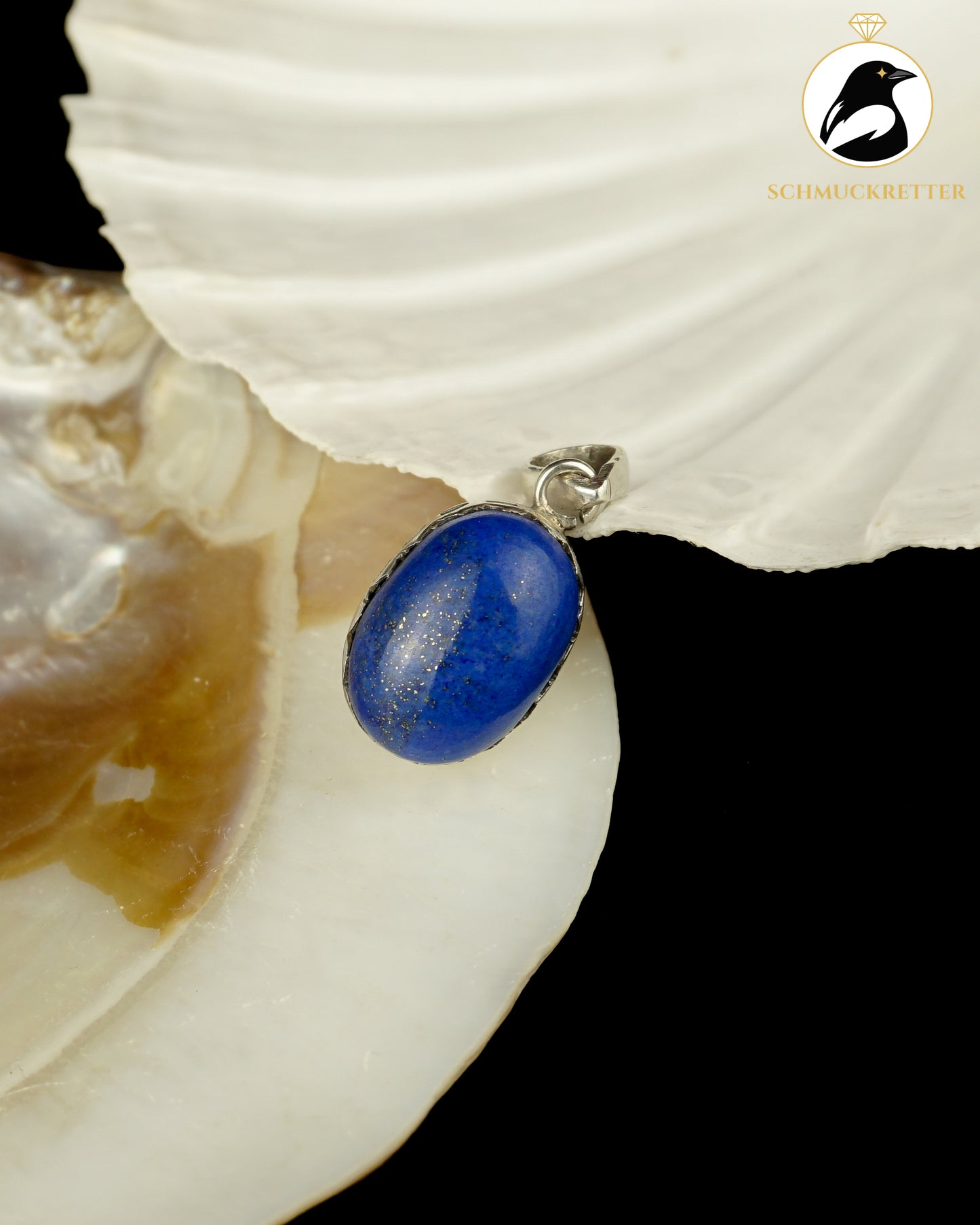 Lapislazuli-Anhänger aus 925 Silber – Kunsthandwerk aus Lateinamerika