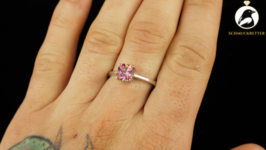 Ring aus 925 Silber mit Mystik-Topas - von Juwelo, Gr. 63, SALE