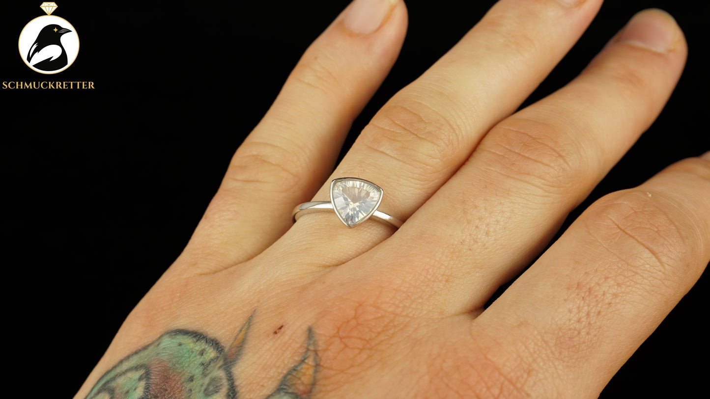 Ring aus 925 Silber mit Lilienquarz - Juwelo, Gr. 60, SALE