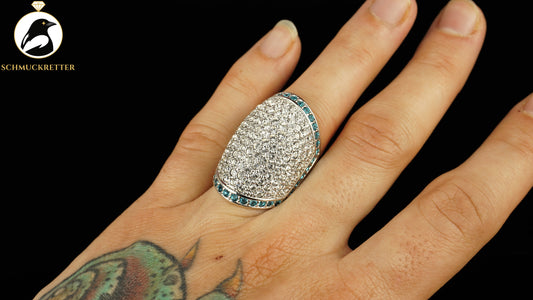 Großer Statement Ring von Harald Glööckler / Pompöös, Gr. 54, SALE