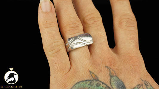Ring aus 925 Silber mit Zirkonia - von ESPRIT, Gr. 56, SALE