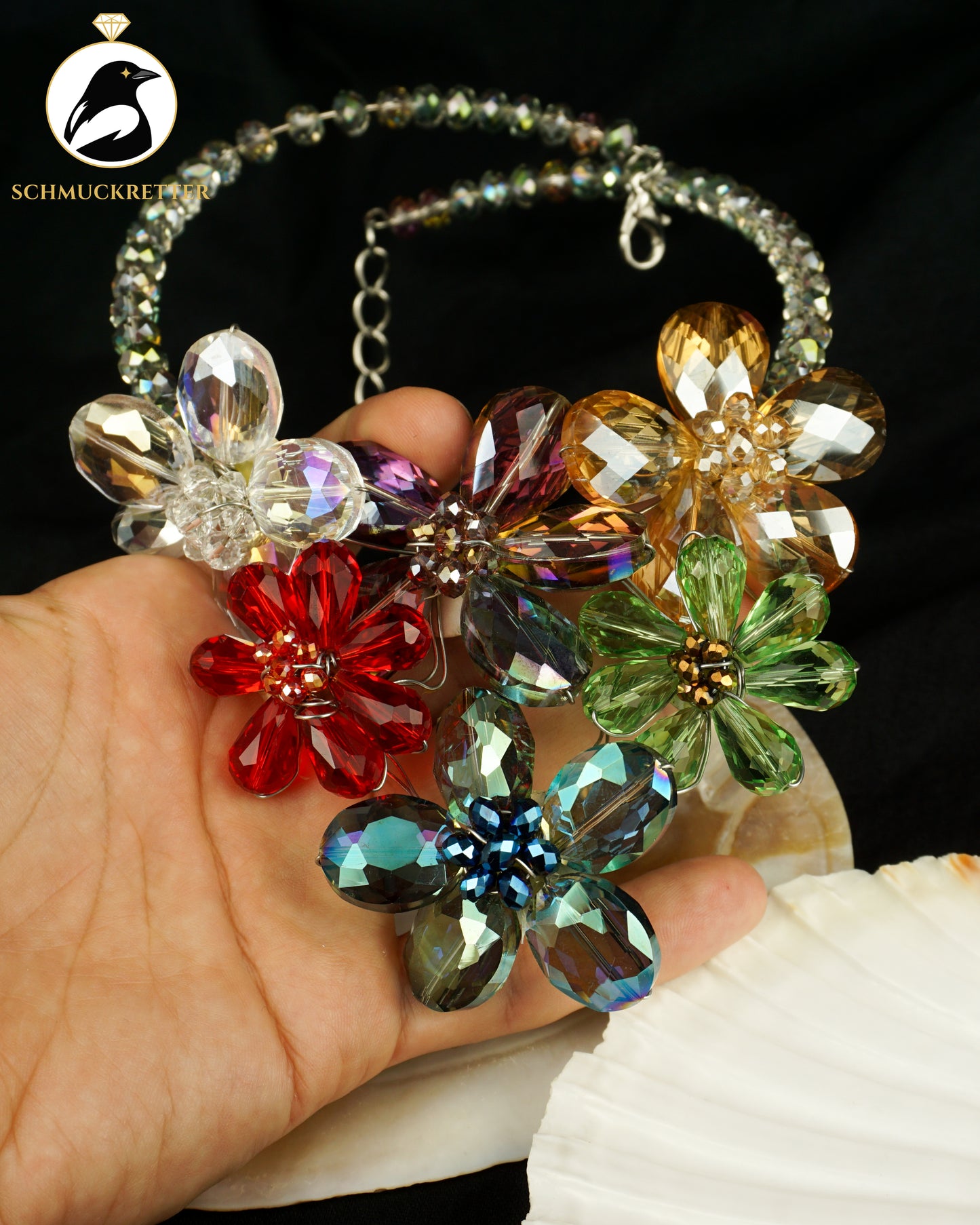 Farbenrausch - funkelndes Modeschmuck Collier