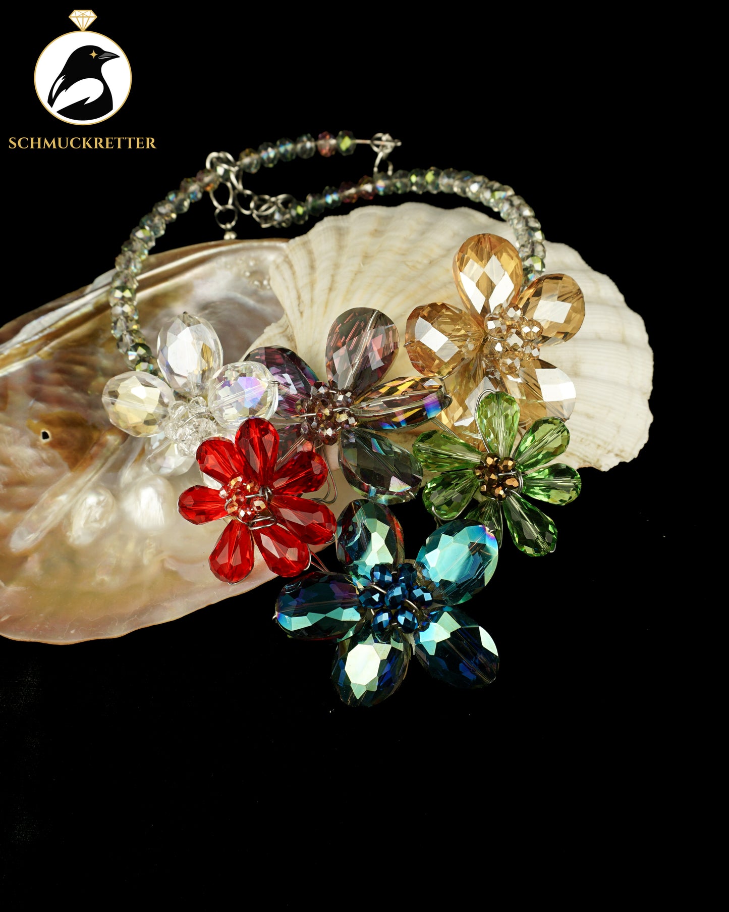 Farbenrausch - funkelndes Modeschmuck Collier