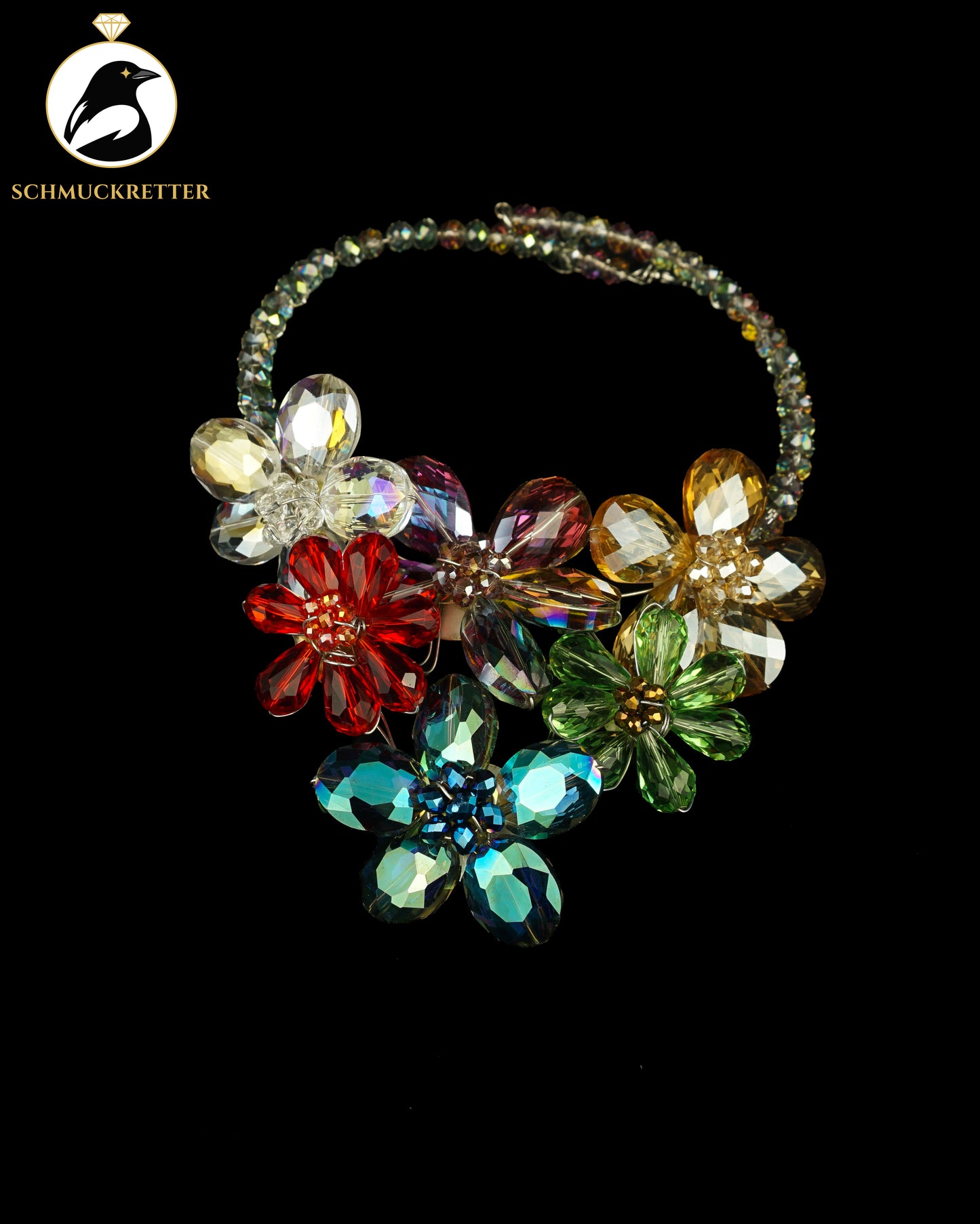 Farbenrausch - funkelndes Modeschmuck Collier