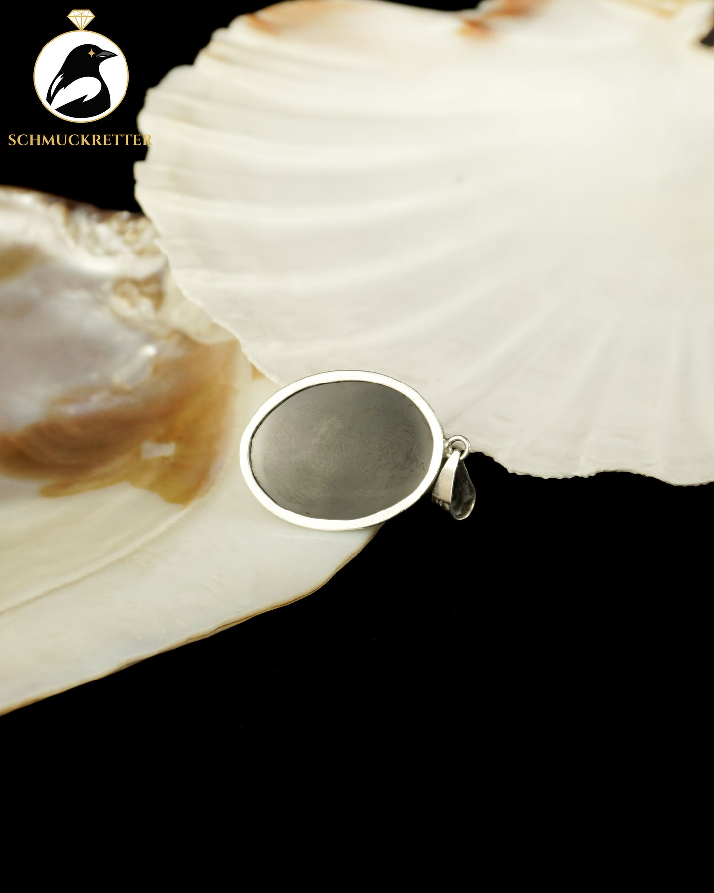 Hermann Siersbol Anhänger aus 925 Silber mit Onyx, Dänemark