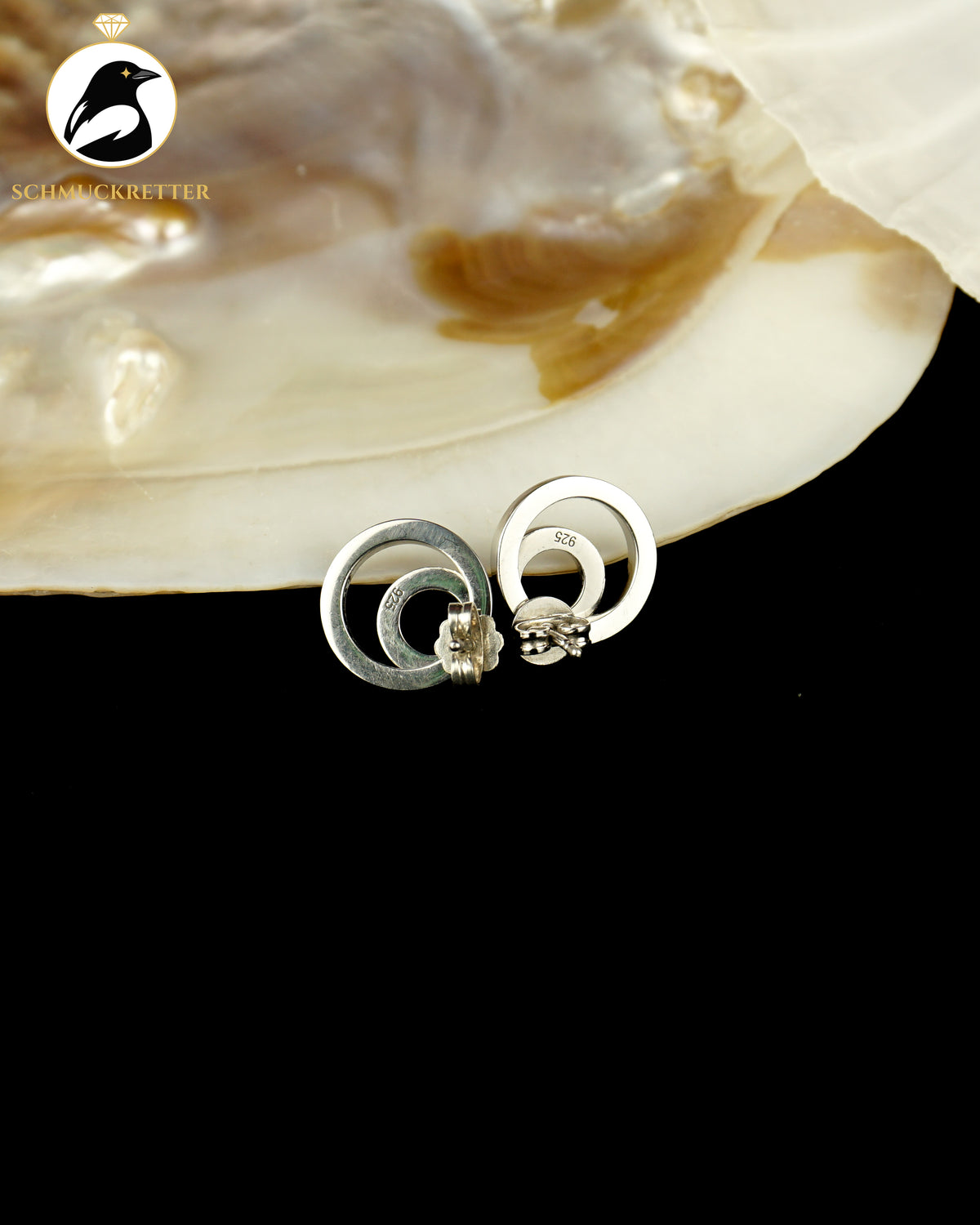 JETTE Set: Kette und Ohrringe aus 925 Silber mit Zirkonia