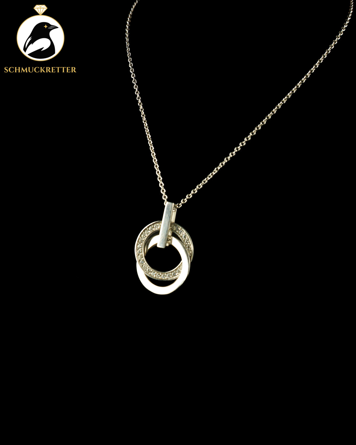 JETTE Set: Kette und Ohrringe aus 925 Silber mit Zirkonia
