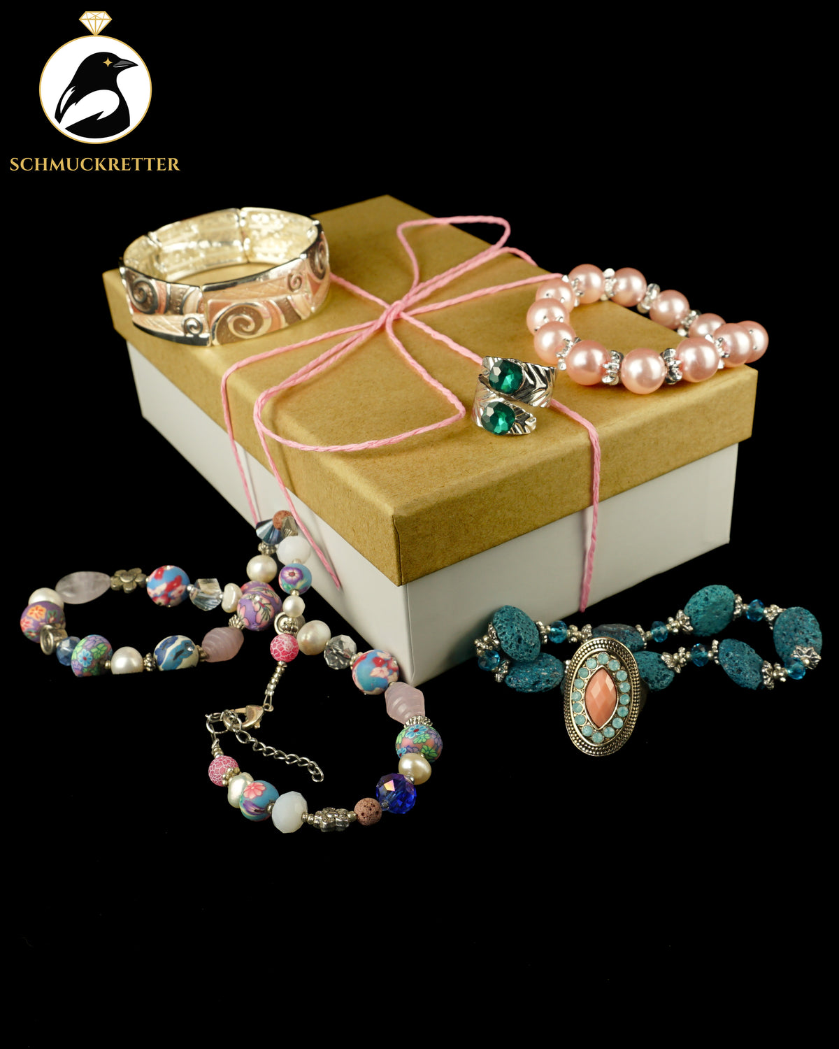 🩷 Funkelbox ROSA – Das Modeschmuck-Eldorado