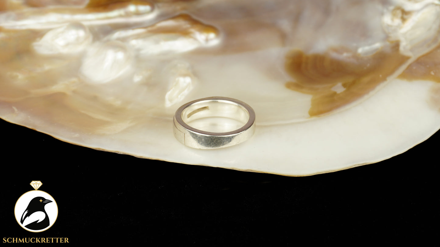 FOSSIL Ring aus 925 Silber mit Zirkonia, Gr. 56, SALE