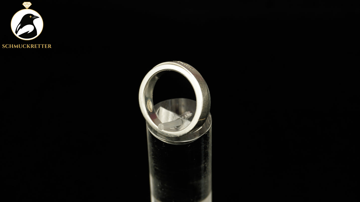 FOSSIL Ring aus 925 Silber mit Zirkonia, Gr. 56, SALE