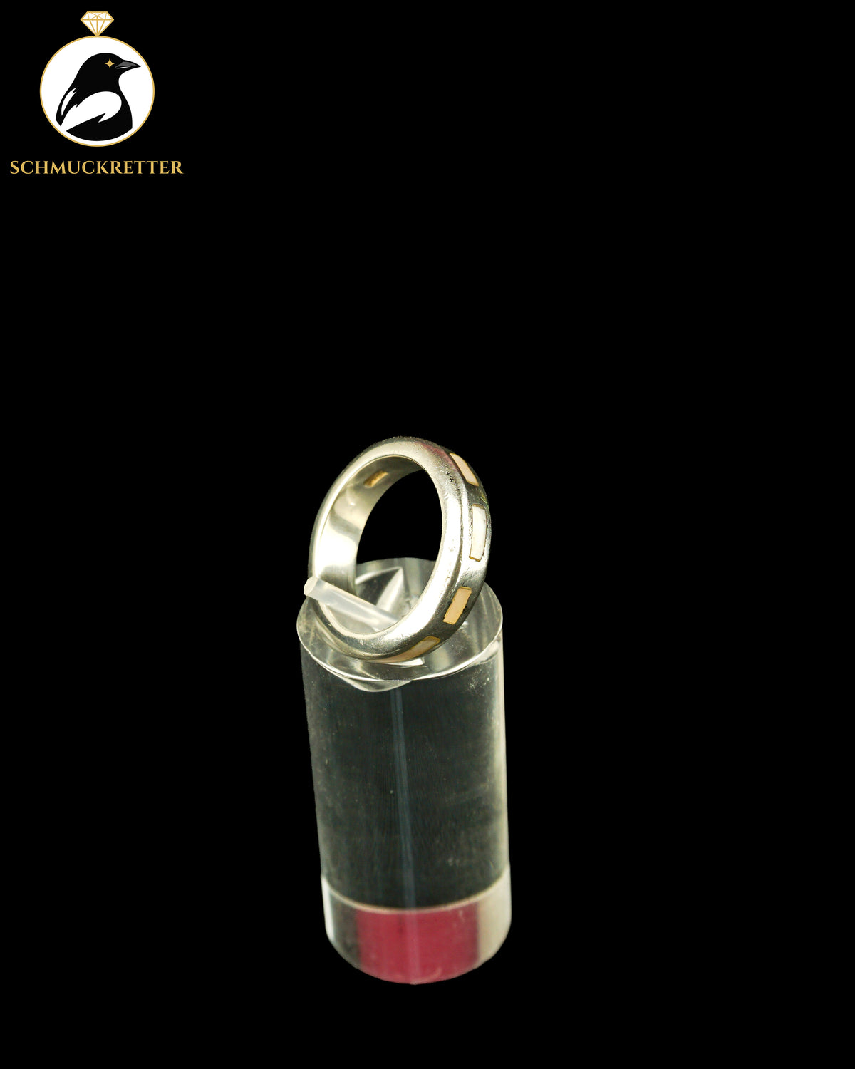 925 Silber Ring mit Perlmutt, Gr. 51