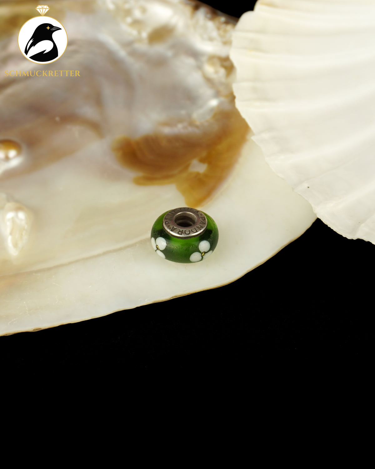 Pandora - Muranoglas Charm mit 925 Silber