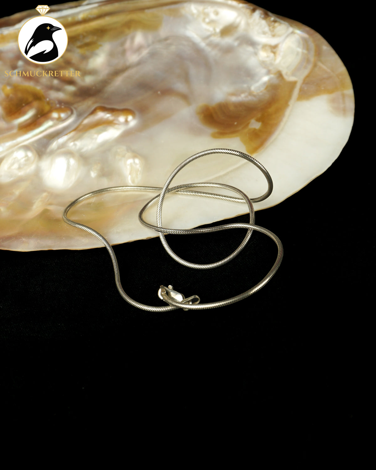 925 Silber Schlangenkette, 43,5cm
